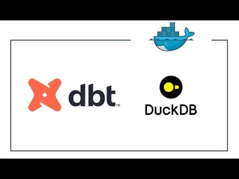 How to install dbt & DuckDB using Docker